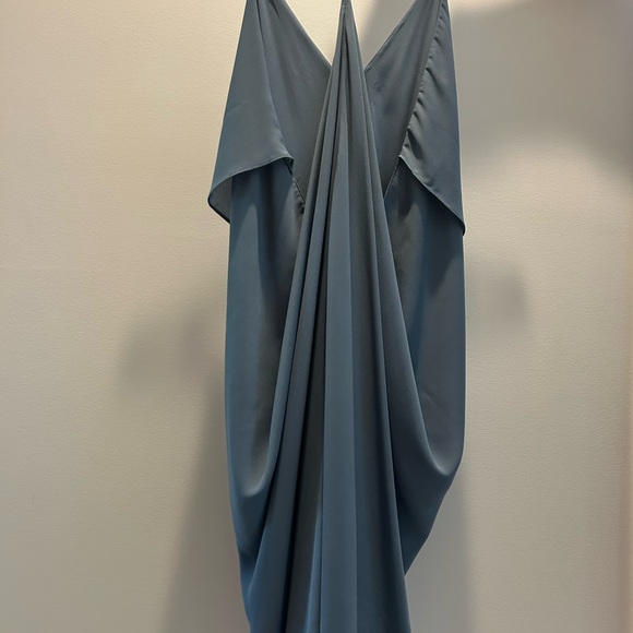 Dusty blue summer dress. - Picture 2 of 2